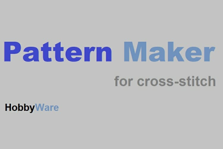 cross stitch pattern software for mac